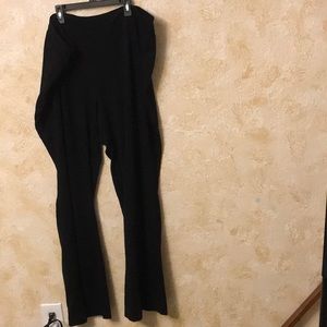 Plus size black dress pants